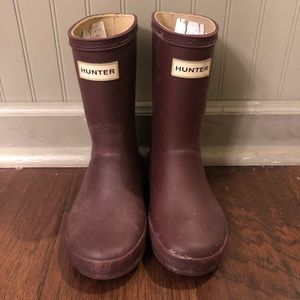 Hunter toddler girls rain boots